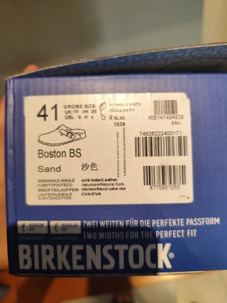 Birkenstock Boston Marrón Talla 41