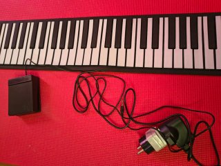 Piano enrollable 88 teclas