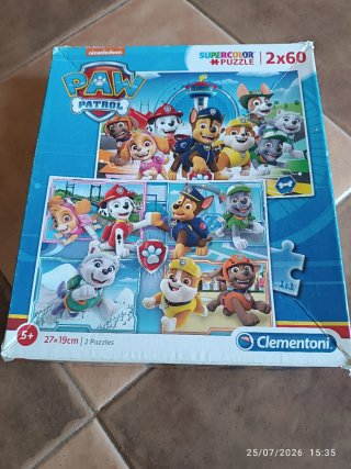 Puzzles Paw Patrol 2x60 piezas