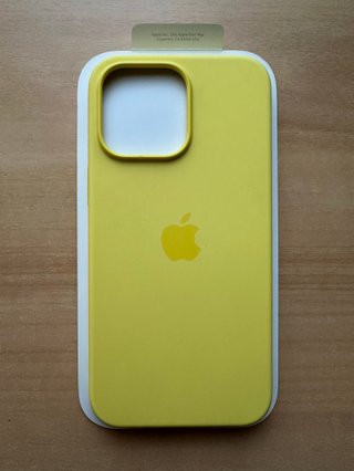 Apple iPhone 14 ProMax Canary Yellow Silicone Case