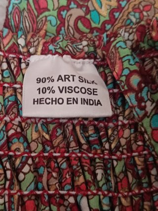Pantalón pata elefante estampado