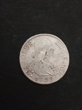 4 Monedas Plata Españolas Antiguas.