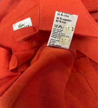 Camicia uomo Lacoste misto lino collo 42