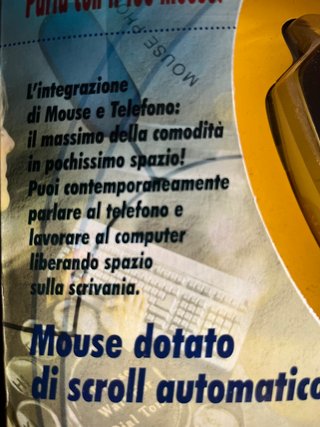 Mouse Telefono IOPI Sil per collezionisti