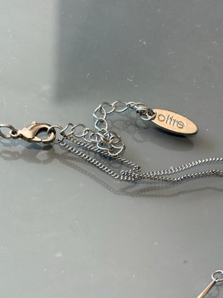 Collana Oltre Argento Pietre Rosa