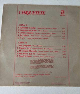 2 Vinilos Chiquetete - Mis Sevillanas
