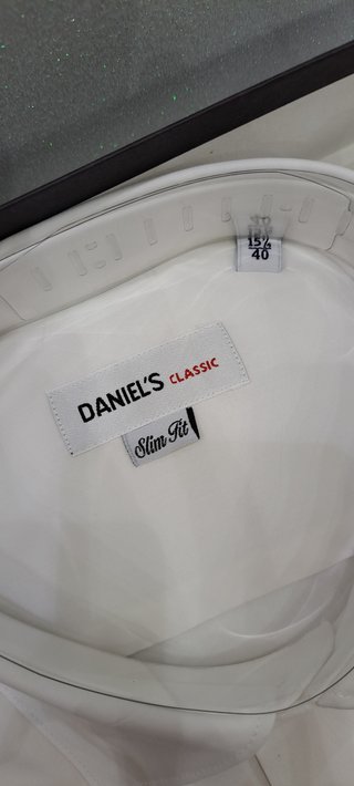 Camicia DANIEL'S CLASSIC Uomo Tg. 40 Slim Fit Bian