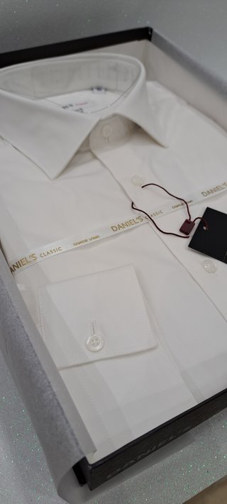 Camicia DANIEL'S CLASSIC Uomo Tg. 40 Slim Fit Bian