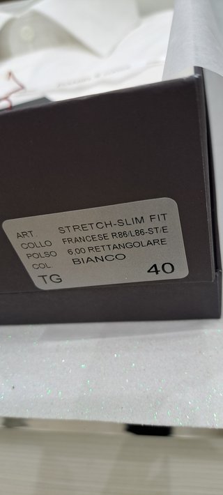 Camicia DANIEL'S CLASSIC Uomo Tg. 40 Slim Fit Bian