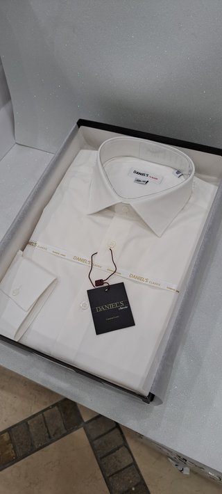 Camicia DANIEL'S CLASSIC Uomo Tg. 40 Slim Fit Bian