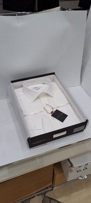 Camicia DANIEL'S CLASSIC Uomo Tg. 40 Slim Fit Bian