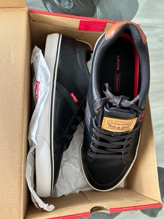 Zapatillas Levi's Negras Marrones Talla 44