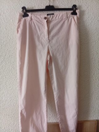 Pantalones chinos Caroll Rosa Palo Talla 40