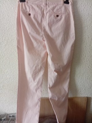 Pantalones chinos Caroll Rosa Palo Talla 40