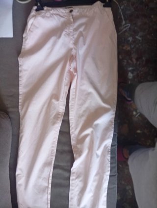 Pantalones chinos Caroll Rosa Palo Talla 40