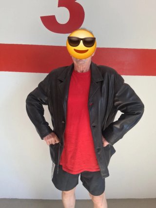 Chaquetas de piel marrón y negro para hombre