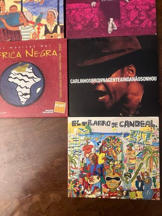 Lote 5 CDs Música Africana, Portugal, Brasil