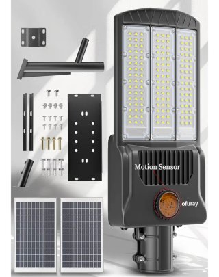 Farol Foco Luz Solar LED OFURAY Doble Panel 10000W