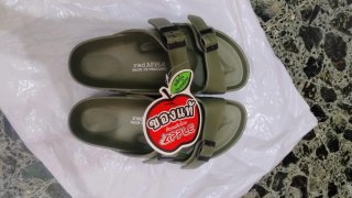 Sandalias Red Apple Verde Oliva Talla Chico
