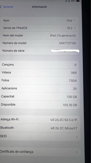 iPad 7ª Gen 128GB + Teclado + Funda |