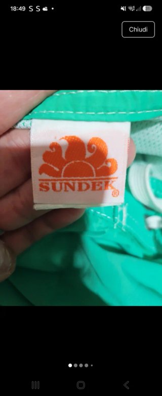 Costume da bagno uomo Sundek verde