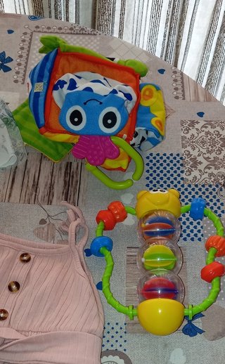 Ropa Bebé Vestidos/Bodys+Falda+Flotador Intex