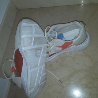 Zapatillas Beige y Naranja Talla 41