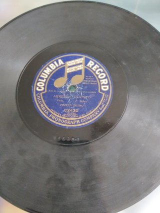 Disco Pizarra Columbia Record Pietro Deiro