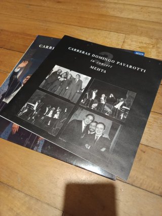 Vinilo Carreras Domingo Pavarotti in concert