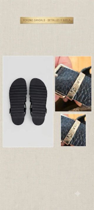 Sandalias Yokono Piel Talla 40