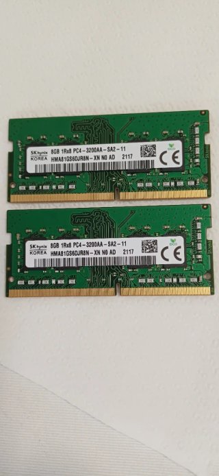 16GB (2x SK hynix 8GB) DDR4 Portátil RAM