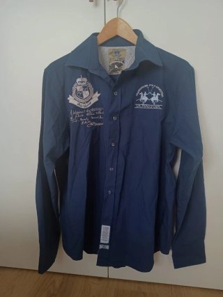 Camisa La Martina Azul Marino