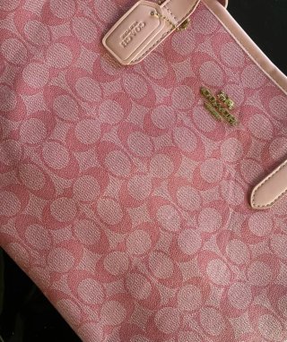 Bolso Coach Grande Rosa