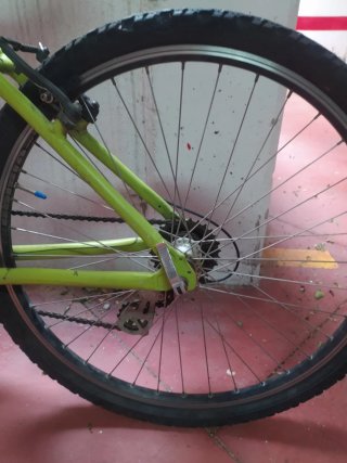 Bici Orbea Talla 16, se le cambió el sillín