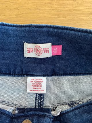 Shorts vaqueros niña 12 años