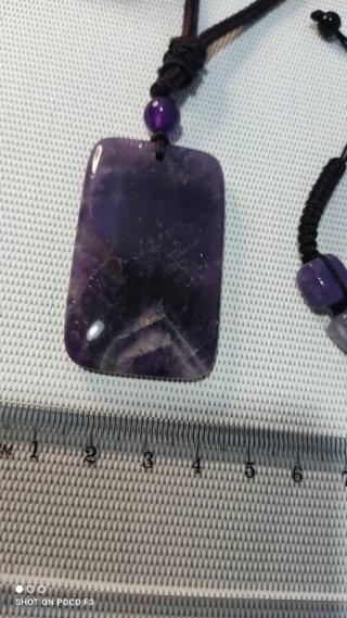Colgante y pulsera de Amatista.