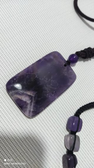 Colgante y pulsera de Amatista.