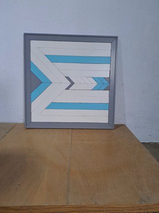 Cuadro Decorativo Cabecero Madera Único
