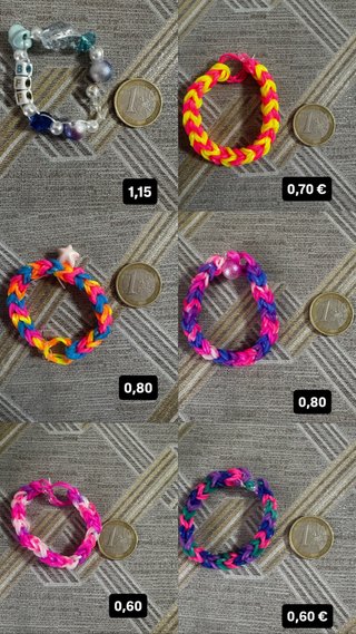 Pulseras hechas a mano