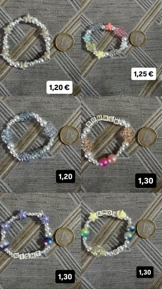 Pulseras hechas a mano