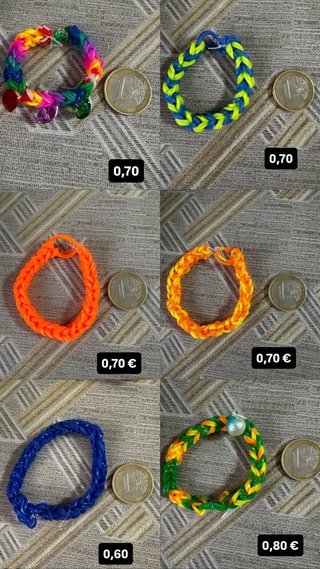 Pulseras hechas a mano