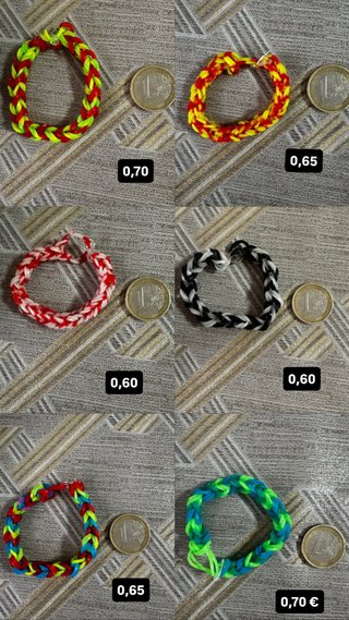 Pulseras hechas a mano