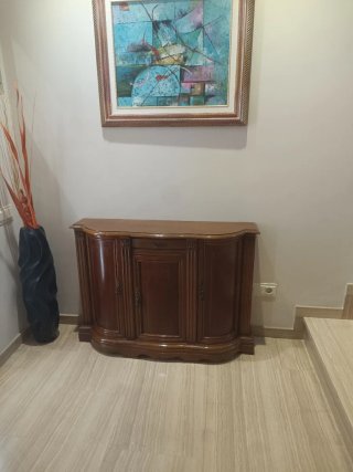 Mueble recibidor madera estilo clásico