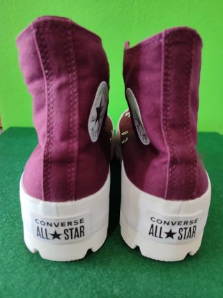 Converse All Star Lugged Burdeos Talla 39