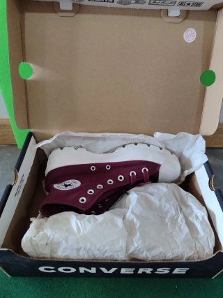 Converse All Star Lugged Burdeos Talla 39