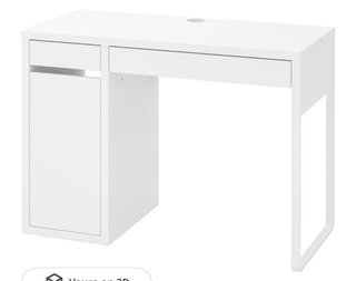 Escritorio blanco Ikea Micke