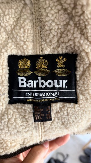 Chaqueta Barbour acolchada verde