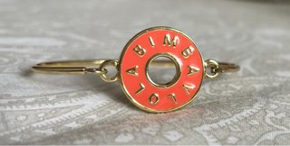 Pulsera Bimba y Lola Aro Naranja y Dorada