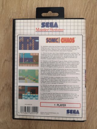 Sonic Chaos para Master System + 10 Manuais