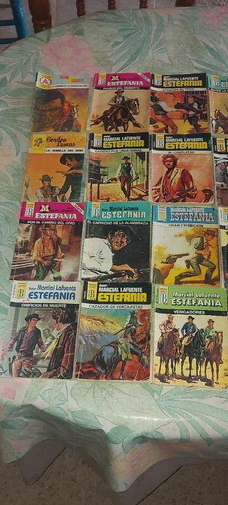 25 Novelas del oeste de Marcial L. ESTEFANIA